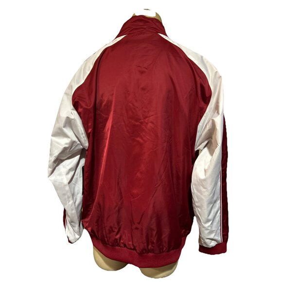 NEW Alabama Crimson Tide Colosseum Maroon Full Zip Varsity Jacket Coat Men's L - Picture 9 of 12